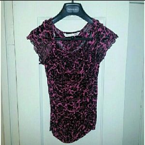 Diane Von Furstenberg Silk Print Top